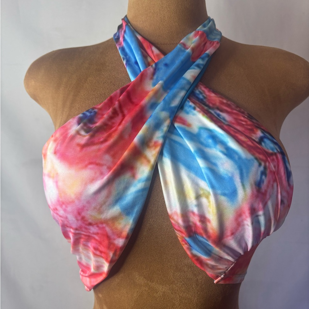 Colorful Halter Top